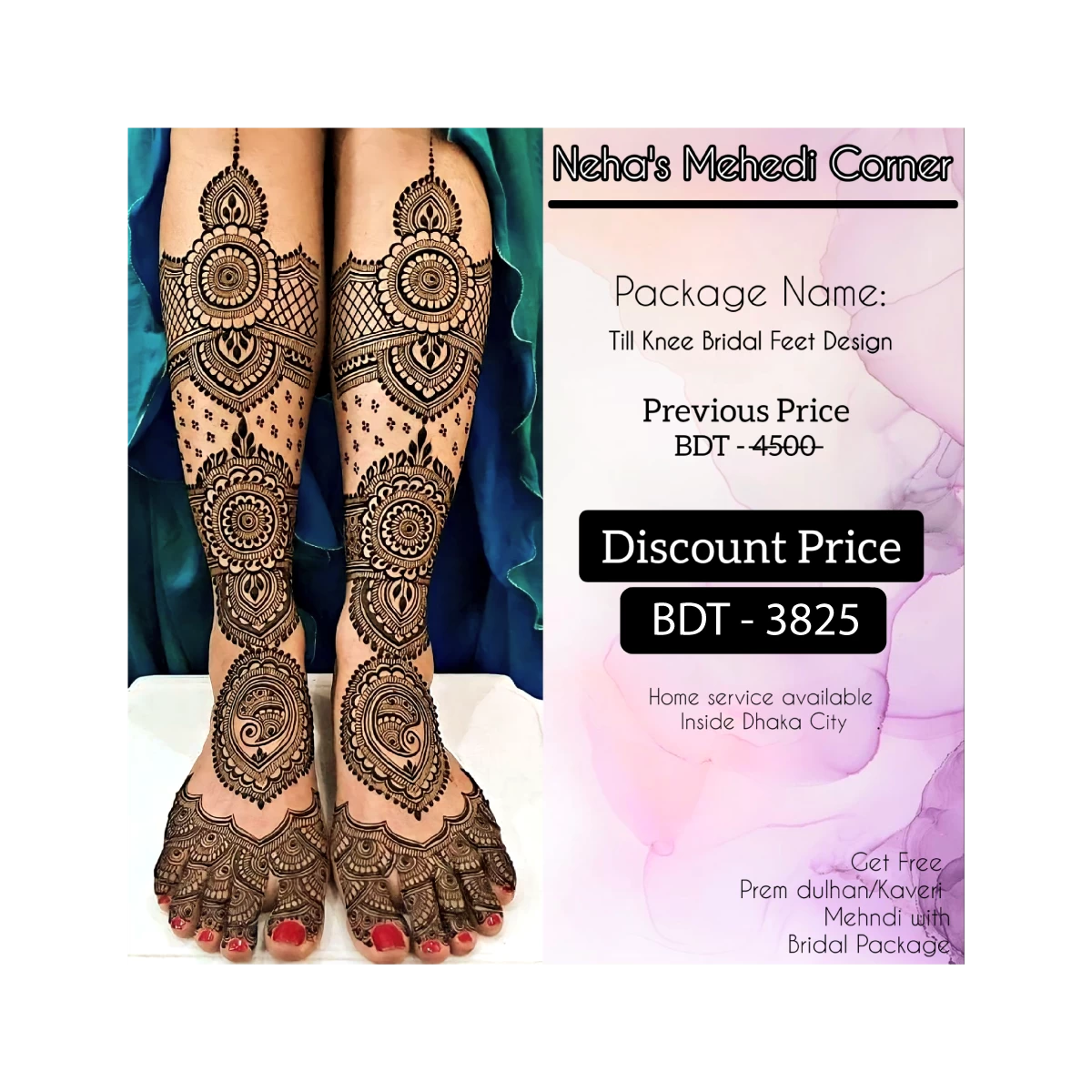 Beautiful Feet Henna Design 😍🖤✨ . . . . . . . . . . #darkmehndi #sty... |  TikTok